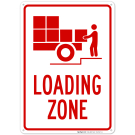Loading Zone Sign