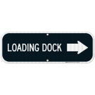 Loading Dock Right Arrow Symbol Sign