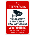 This Property Is Protected By Video Surveillance Sign, (SI-64732)