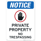 Private Property No Trespassing Sign
