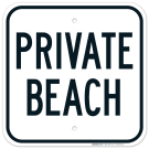 Private Beach Sign