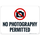 No Photography Permitted Sign