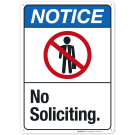 No Soliciting Sign