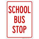 School Bus Stop Sign