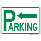 Parking With Left Arrow Sign,(SI-67555)