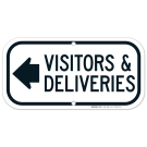Visitors And Deliveries Sign