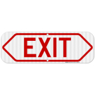 Exit Bidirectional Sign