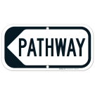 Pathway Left Arrow Sign