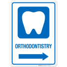 Orthodontistry With Right Arrow Hospital Sign