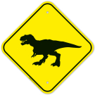 Dinosaur Crossing Sign