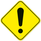 Exclamation Graphic Sign