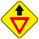 Yield Ahead Sign
