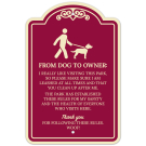 From Dog To Owner I Really Like Visiting This Park Décor Sign