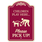 Children Play Here Décor Sign