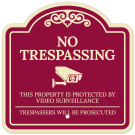 This Property Is Protected By Video Surveillance Décor Sign, (SI-73685)