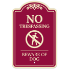 Beware Of Dogs Décor Sign, (SI-73690)