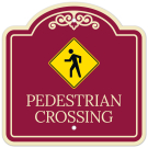 Pedestrian Crossing Décor Sign