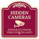 Hidden Cameras Indoor Outdoor Video Surveillance Décor Sign