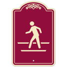 Pedestrian Crossing Décor Sign, (SI-73725)