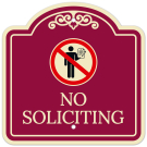 No Soliciting Décor Sign, (SI-73737)