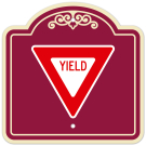 Yield Symbol Décor Sign