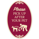 Please Pick Up After Your Pet Decor Sign, (SI-73925)