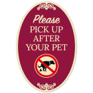 Pick Up After Your Pet Decor Sign
