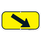 Down Diagonal Arrow Down Sign