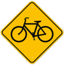 MUTCD Bicycle W11-1 Sign