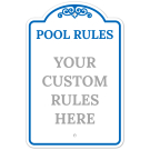 Custom Pool Rules Sign Personalized Swimming Pool Rules Decor Sign