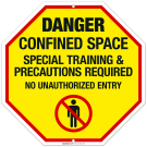 Special Training Required Sign,