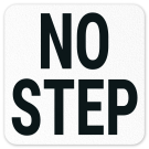 No Step Vinyl Adhesive Pool Depth Marker,