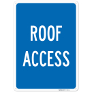 Roof Access Sign, (SI-75953)