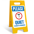 Please Quiet Exams In Progress Sidewalk Sign Kit,