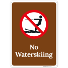 No Waterskiing Sign,