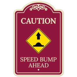 USAストリート看板 SPEED BUMP Caution Speed Bump