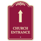 Church Entrance Up Arrow Décor Sign