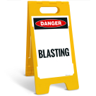 Danger Blasting Sidewalk Sign Kit,