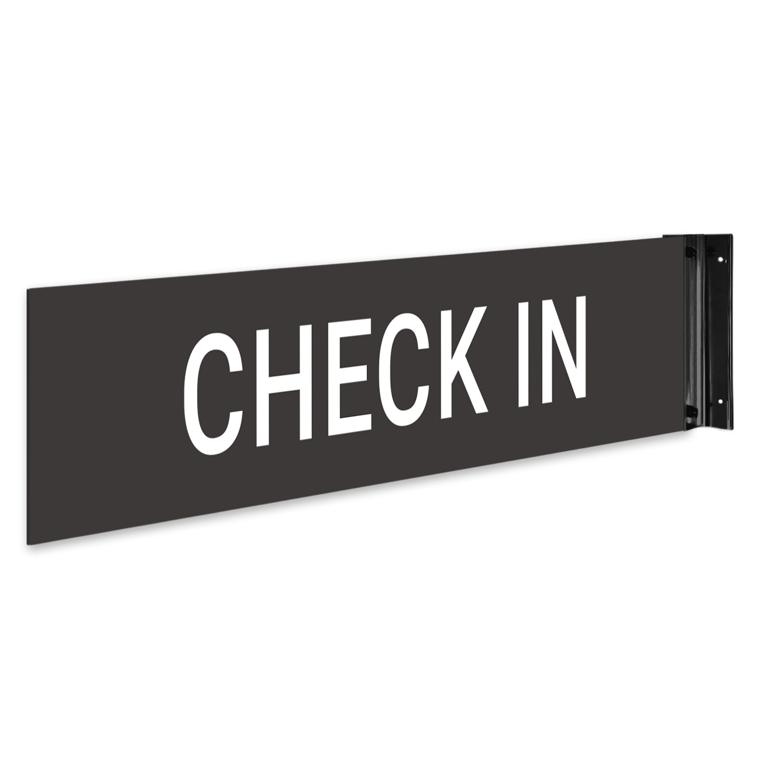 Check In Projecting Sign, Double Sided,