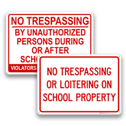 No Trespassing Signs